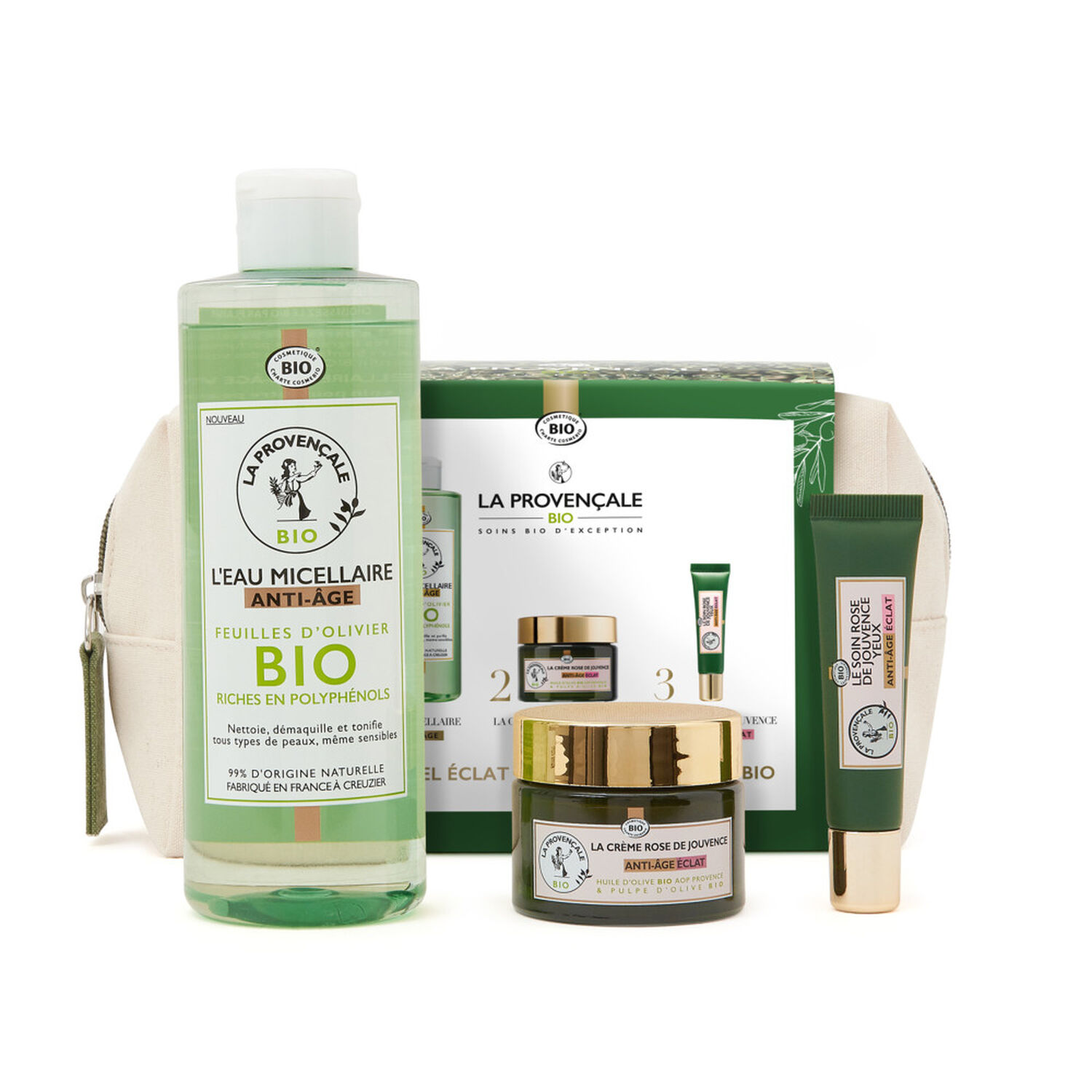 La Provençale Bio Jouvence Coffret Le Rituel Éclat de Jouvence certifié Bio