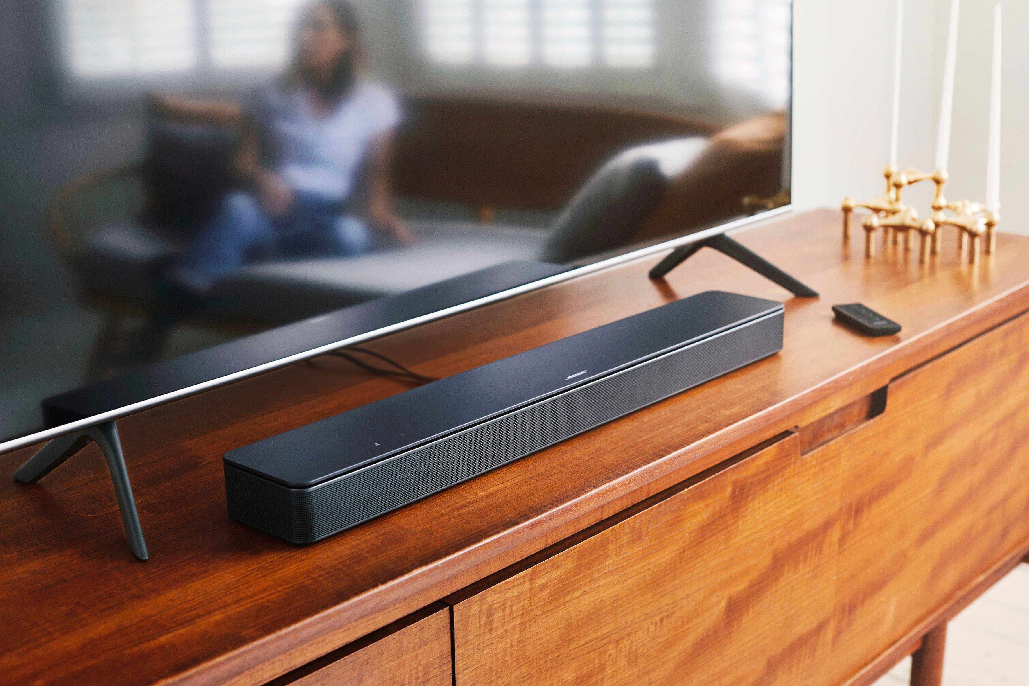 Bose Smart Soundbar 300 Soundbar (Bluetooth, WLAN, Multiroom, Alexa, Google Assistant, AirPlay2)