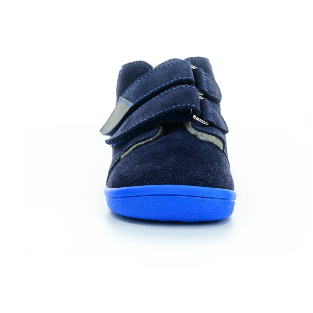 Beda Daniel mit Membran und Hinterkappe (BF 0001/MK/OP) dunkelblaue Winterbarfußschuhe