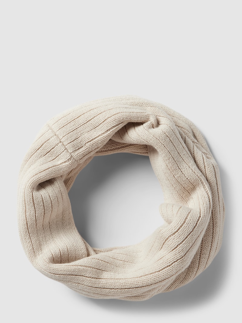Loop-Schal mit Label-Patch in offwhite