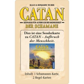 CATAN - Sonderkarte für Aufbruch der Menschheit - Der Schamane (DE)