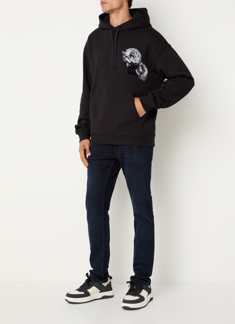 HUGO BOSS Dirosehood hoodie with logo and back print