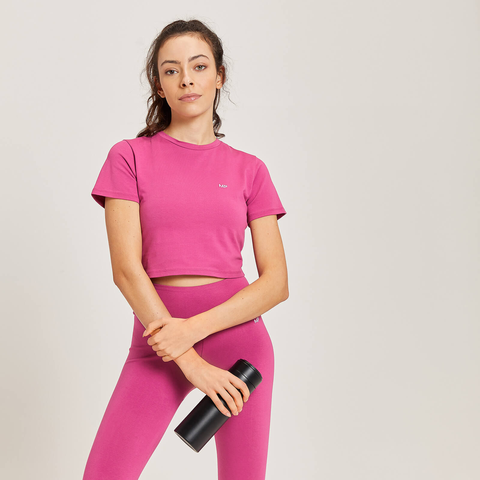 T-shirt court MP Body Fit pour femmes – Sangria