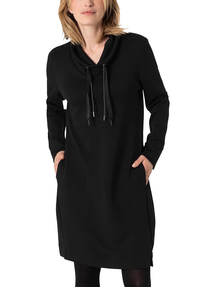 Timezone Sweatkleid in Schwarz günstig kaufen