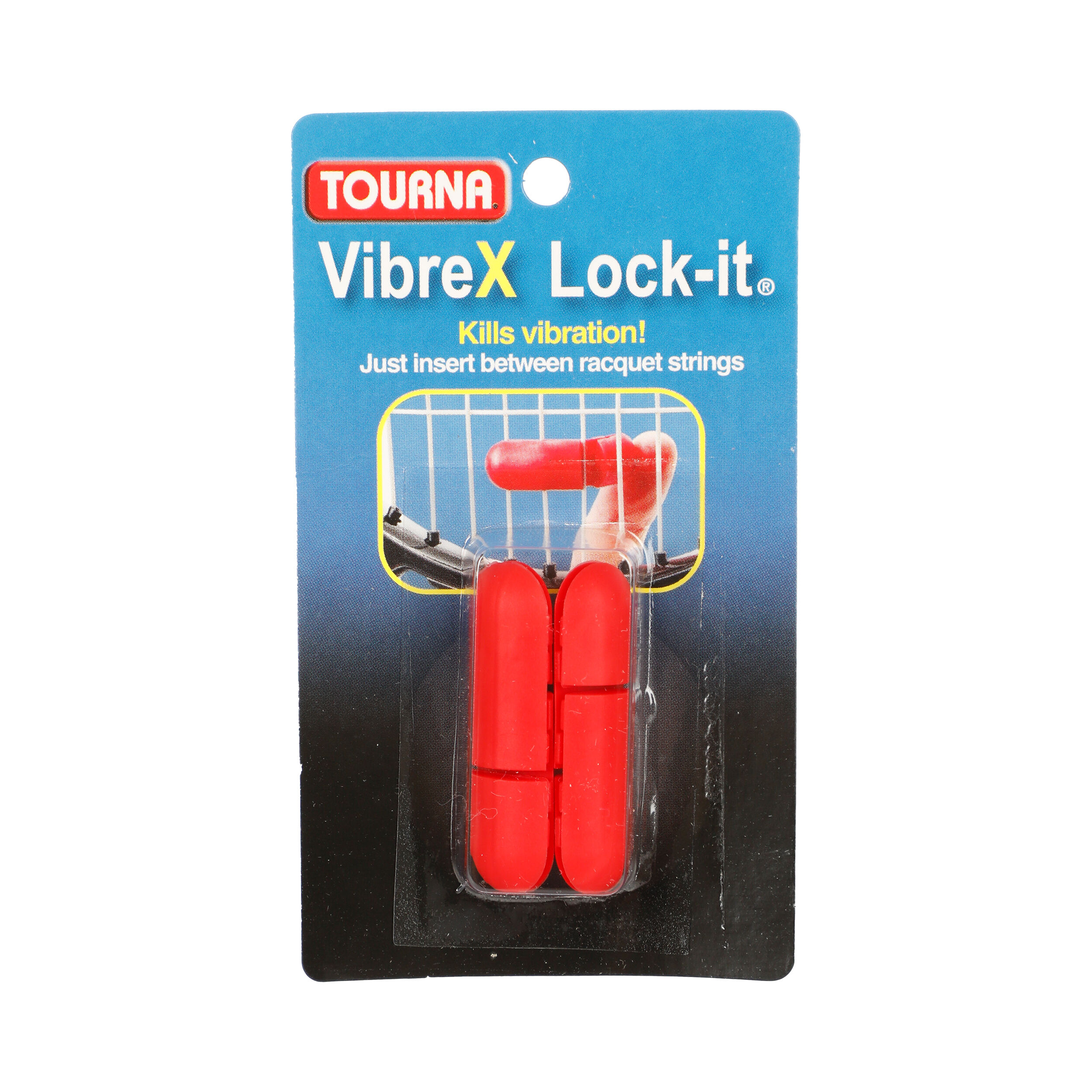 Vibrex Lock Dämpfer 2er Pack - Rot