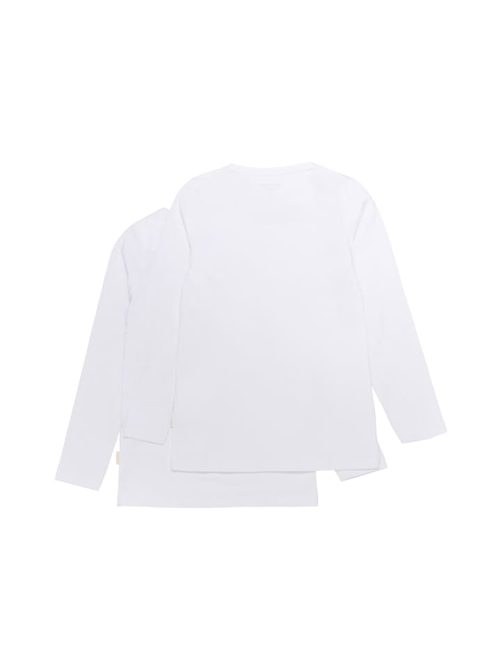 Minymo Longsleeve MINYMO - MIBasic 35 T-shirt LS (2-pack) - 3935 in Weiss günstig kaufen