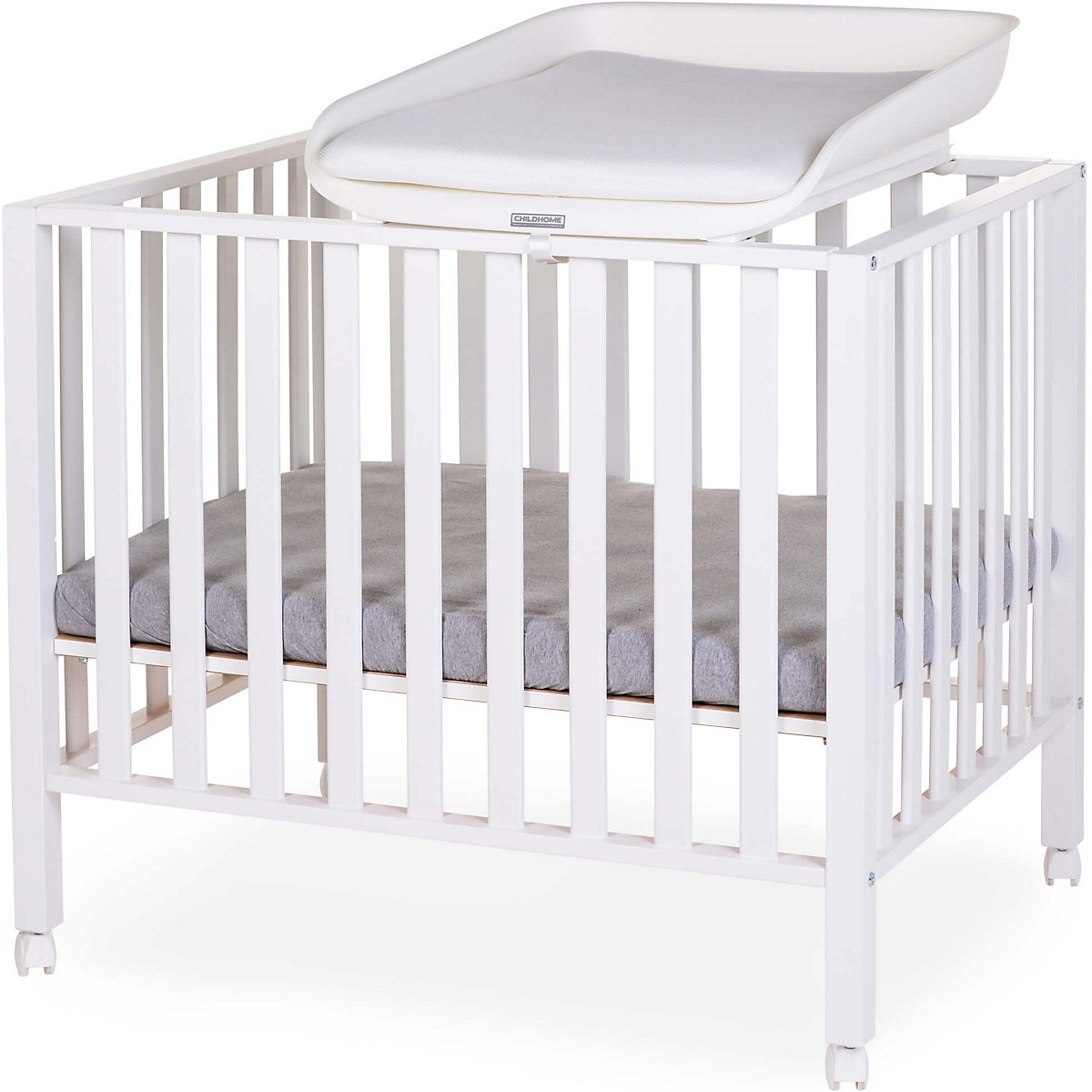 Wickelaufsatz EVOLUX für Bett/Laufgitter, weiß