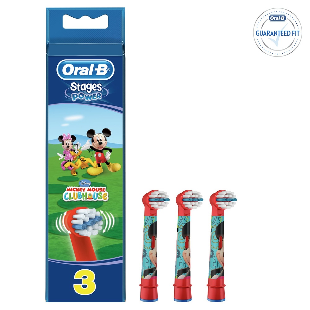 oral-b Oral-B Kids Brossettes, Lot De 3 Brossettes De Rechange