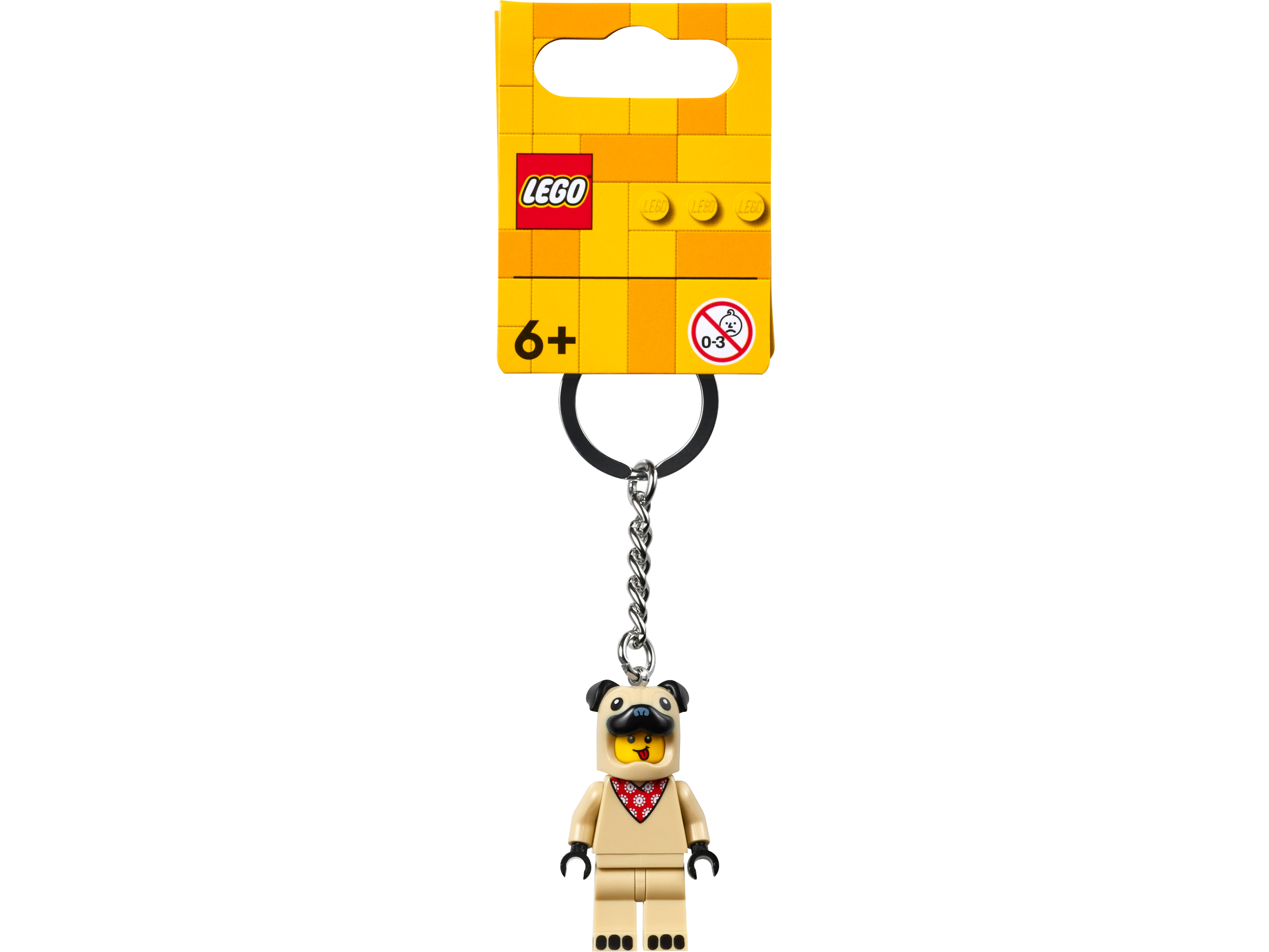 Schlüsselanhänger mit Bulldoggen-Mann 854158
