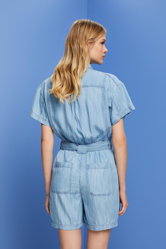 Kurzer Einteiler in Denim-Optik, TENCEL™
