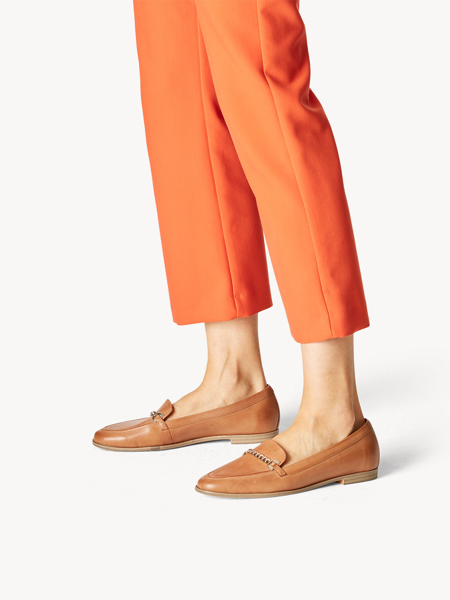 Slipper en cuir - marron