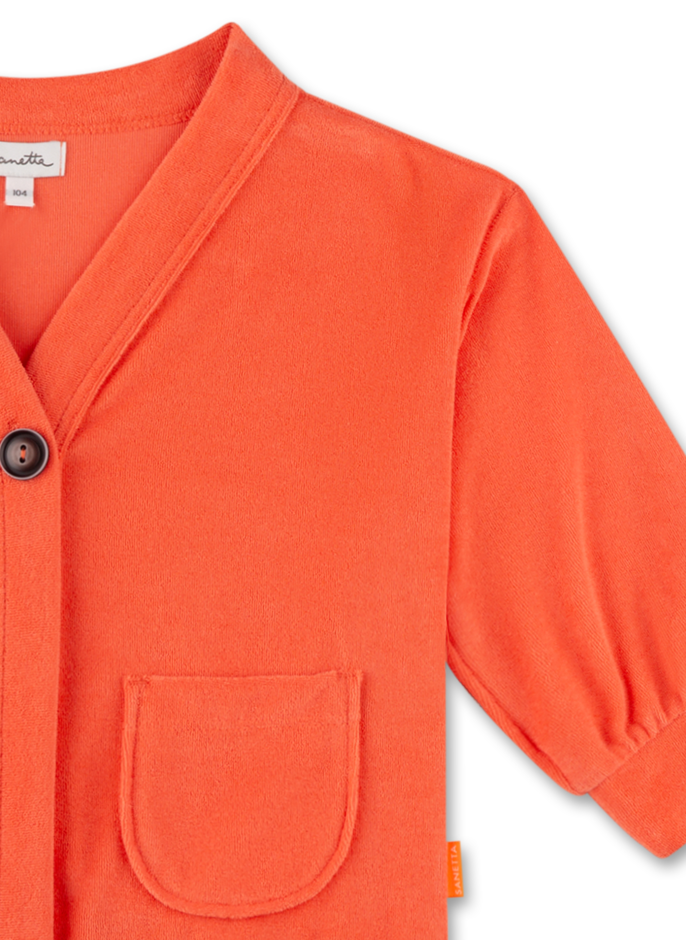 Mädchen-Jacke Rot aus Frottee