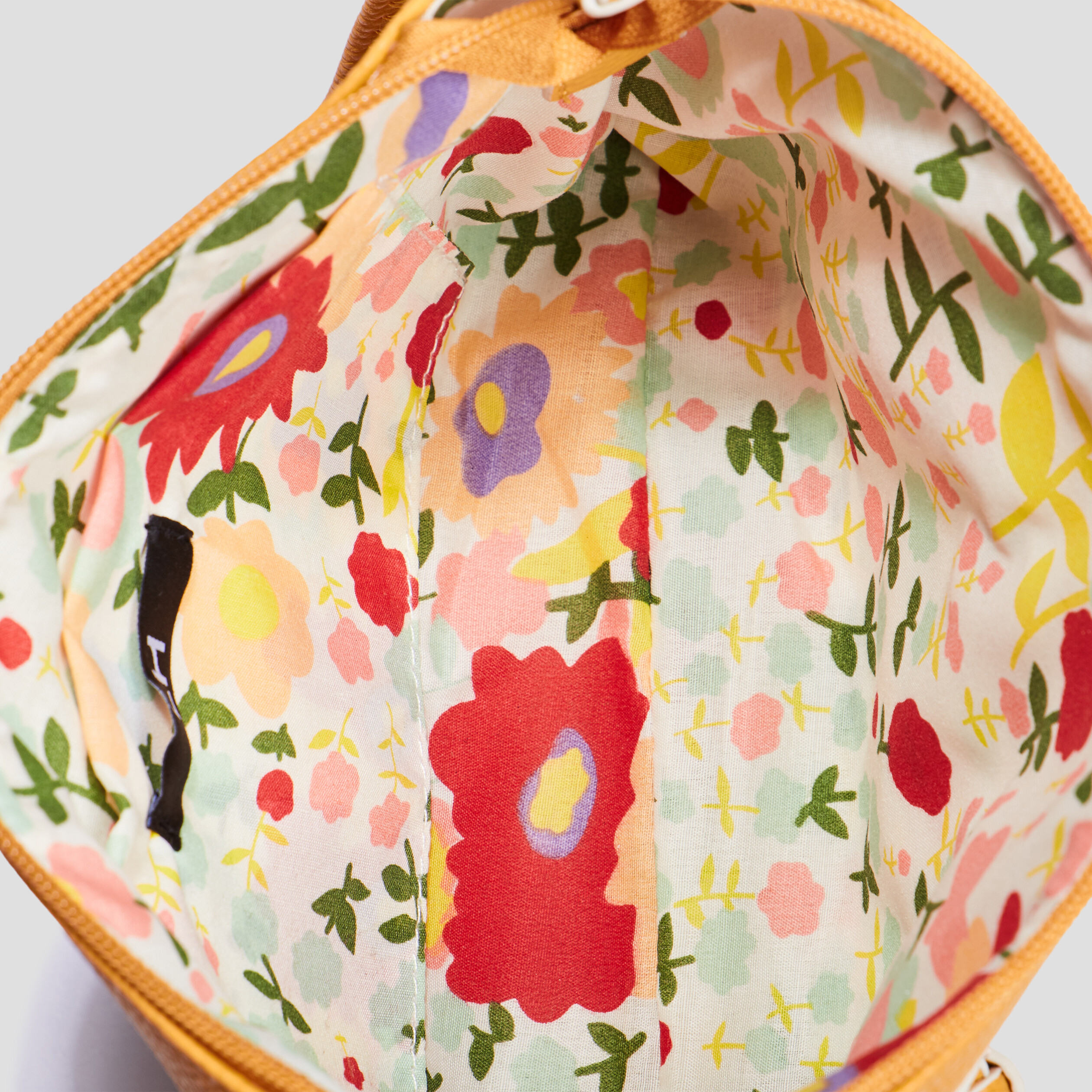 Sac en bandoulière rectangulaire jaune femme | La Halle