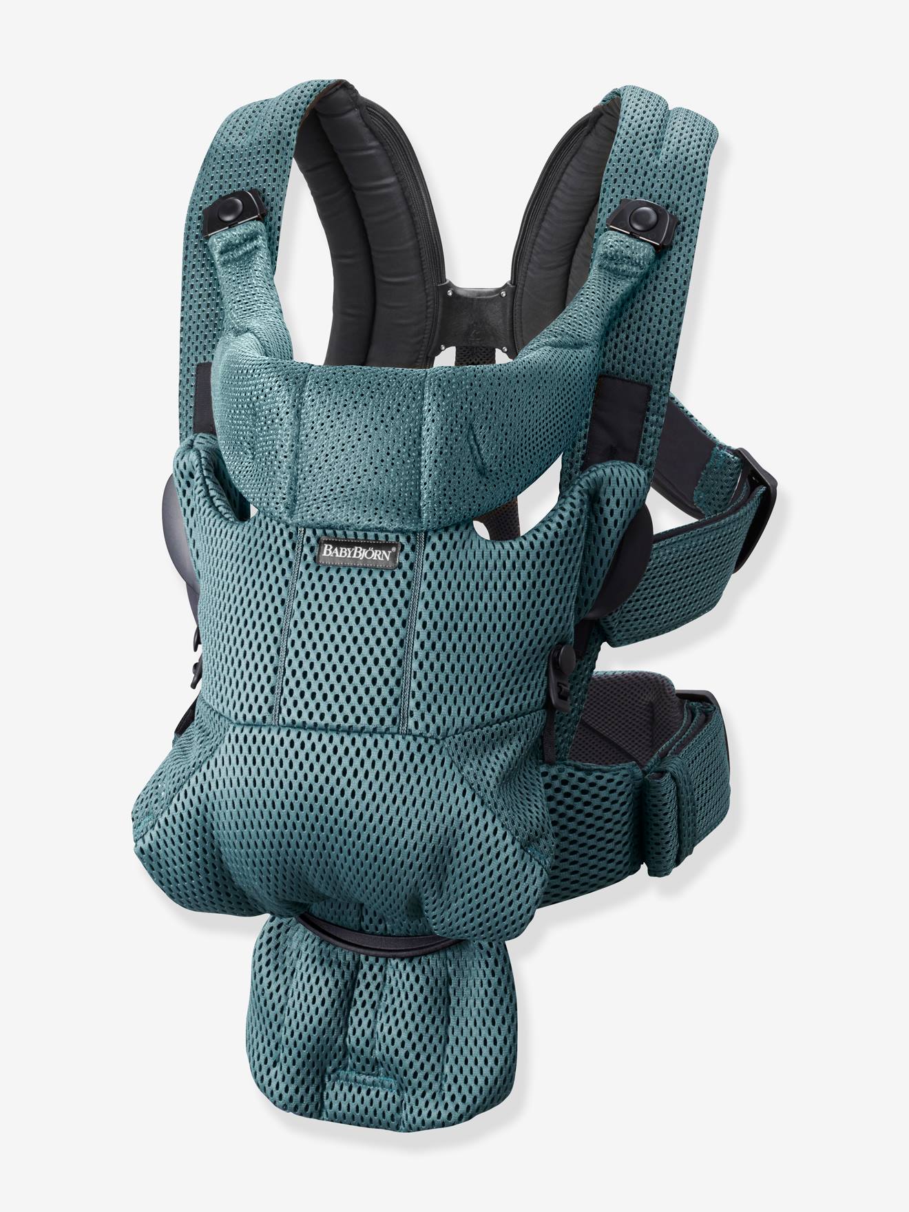 Porte-bébé physiologique BabyBjörn Move Mesh 3D vert sauge