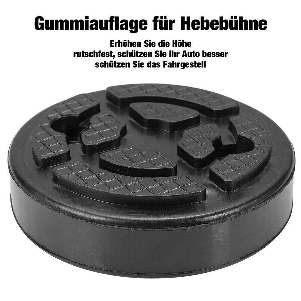 BlingBin Wagenheber Gummiauflage 4 Stück Wagenheberauflage Gummiblock Hebebühne, 4er/ Set, 4-tlg., 4X, für Wagenheber und Hebebühnen