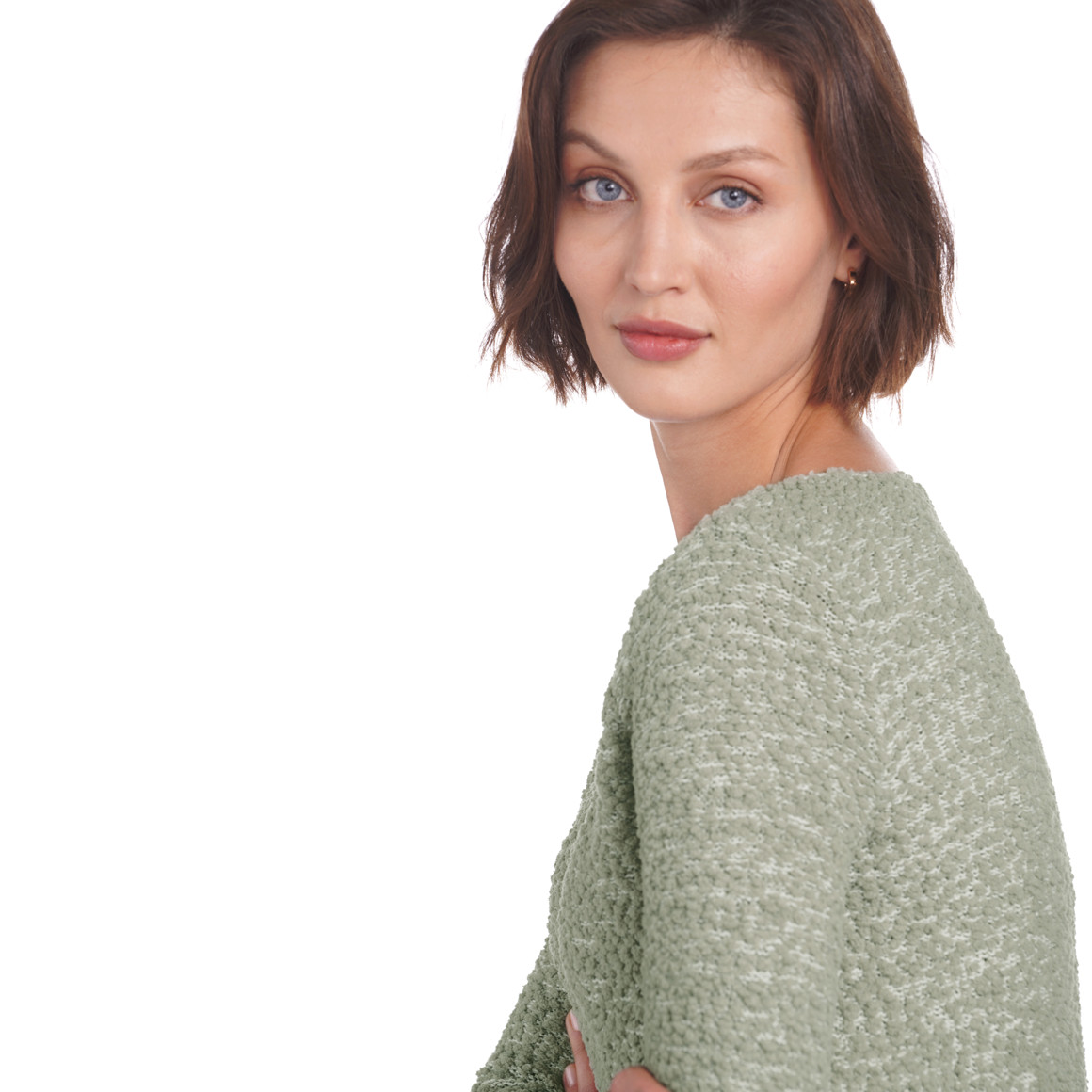 Damen Strickpullover in Chenille-Optik