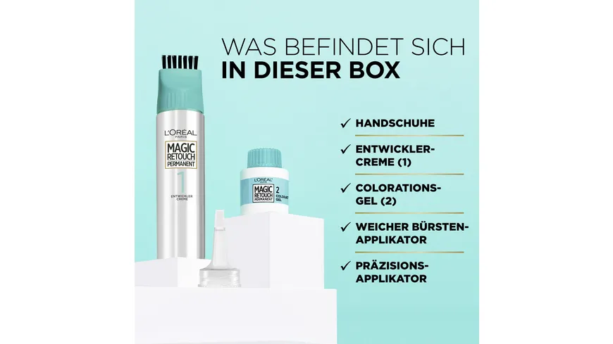 L'Oréal MAGIC RETOUCH Permanent Ansatz-Abdeckung 4 - dunkelbraun