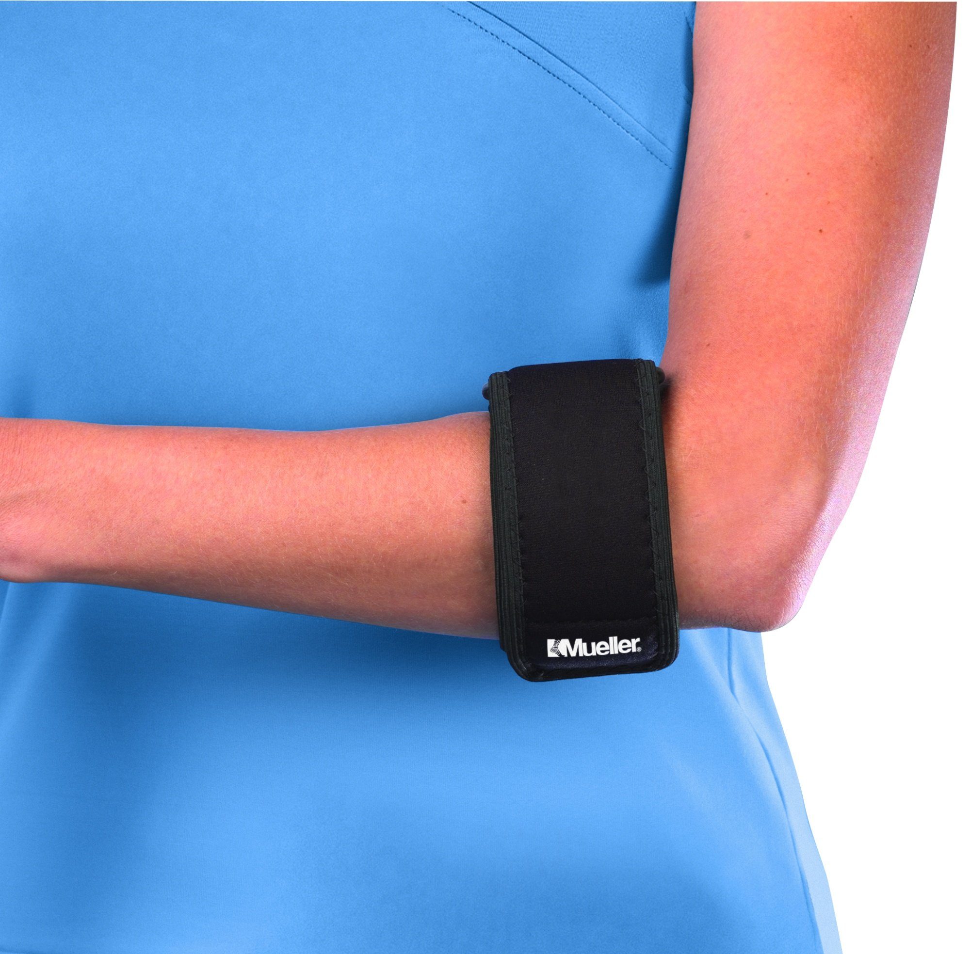 Mueller Sports Medicine Ellenbogenbandage Tennis Elbow Support, Universalgröße