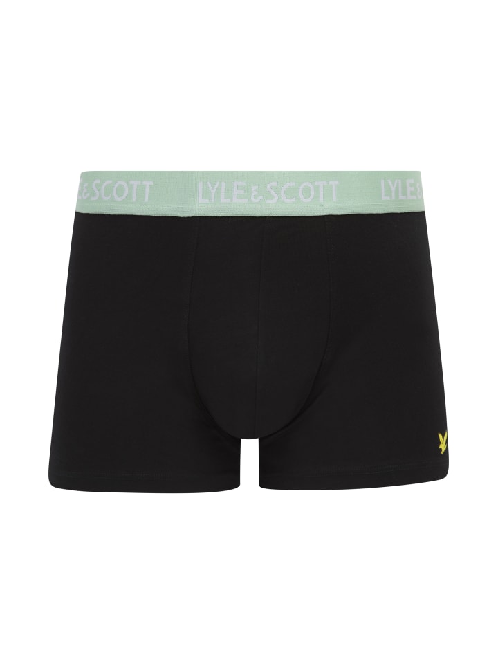 Lyle & Scott Trunks 5-Er Set in Schwarz mit mehrfarbigem Bund günstig kaufen S