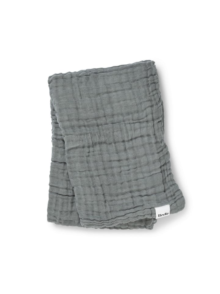 Elodie Details Crinkled Blanket - Deco Turquoise in Türkis 120 x 120cm günstig kaufen onesize
