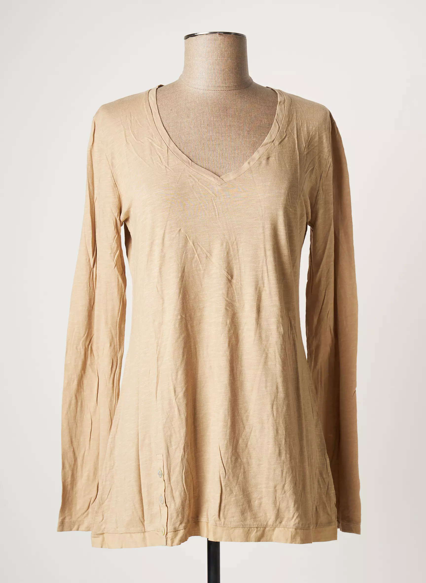 Miss Captain Tshirts Femme couleur beige