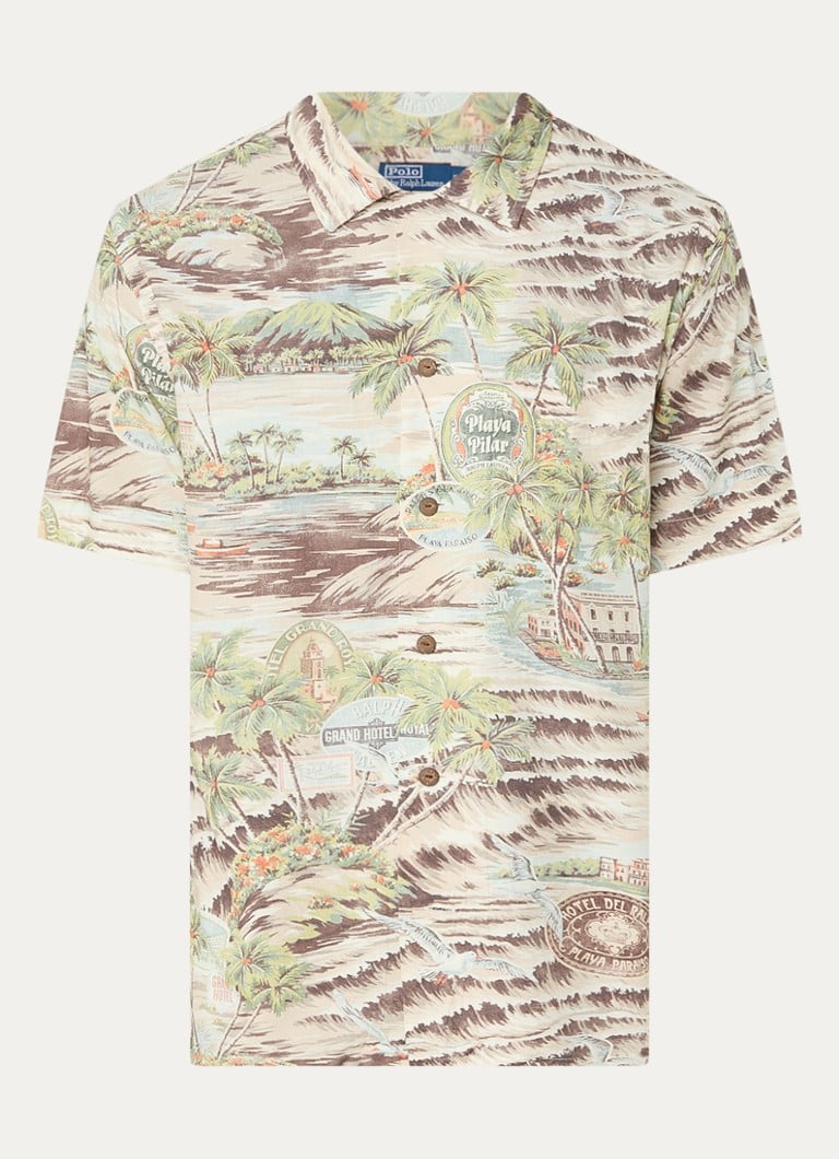 Ralph Lauren košulja regularnog kroja s tropskim printom
