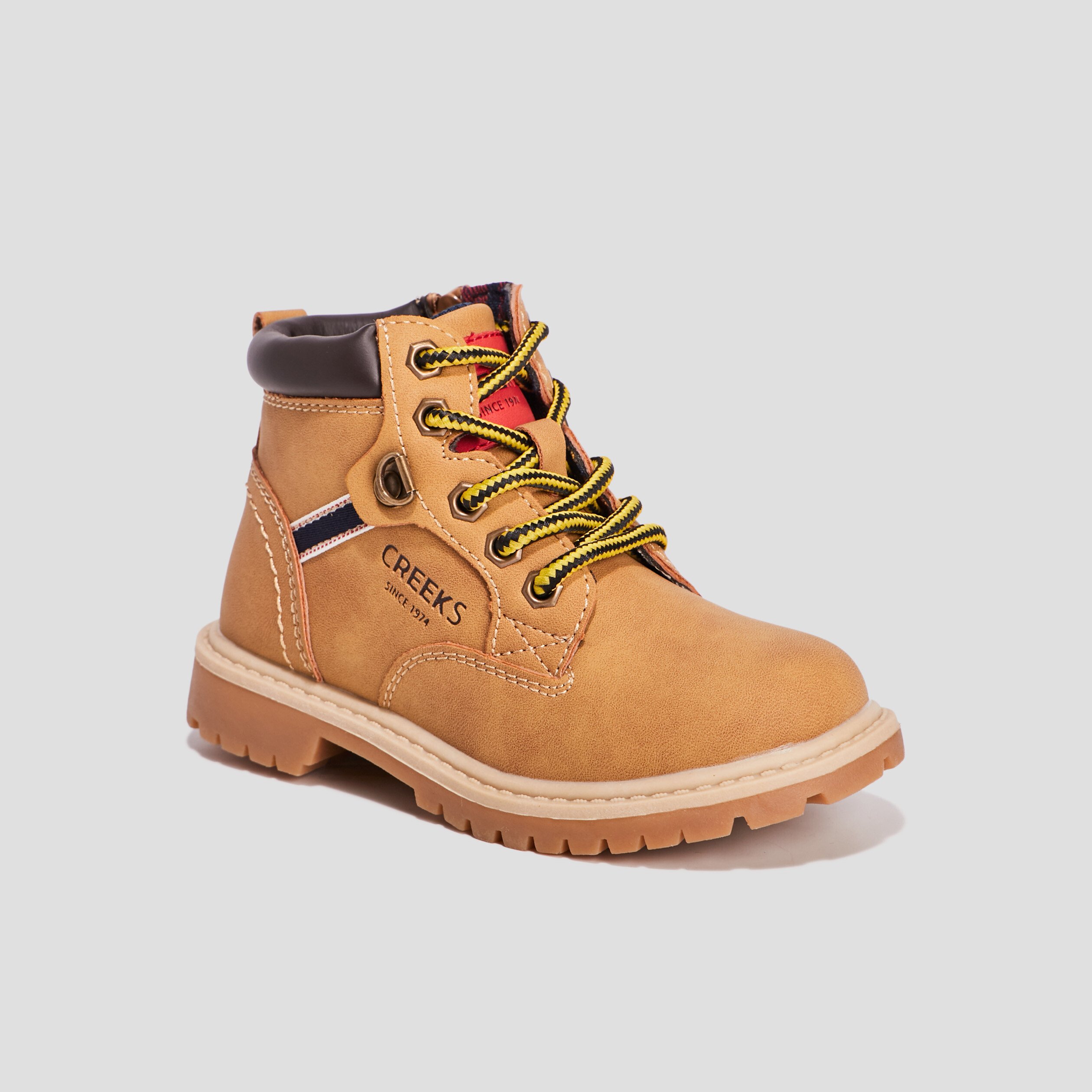 Bottines Creeks camel garçon | La Halle