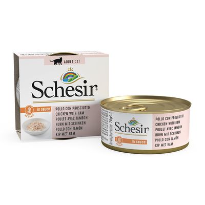 Sparpaket Schesir Natural in Sauce 24 x 70 g