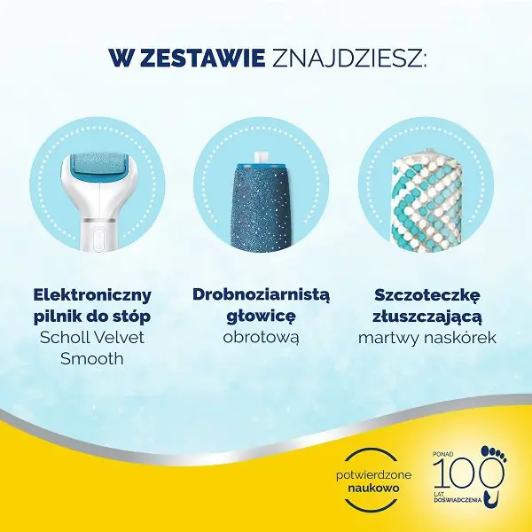 Scholl Velvet Smooth elektronisk fodfil