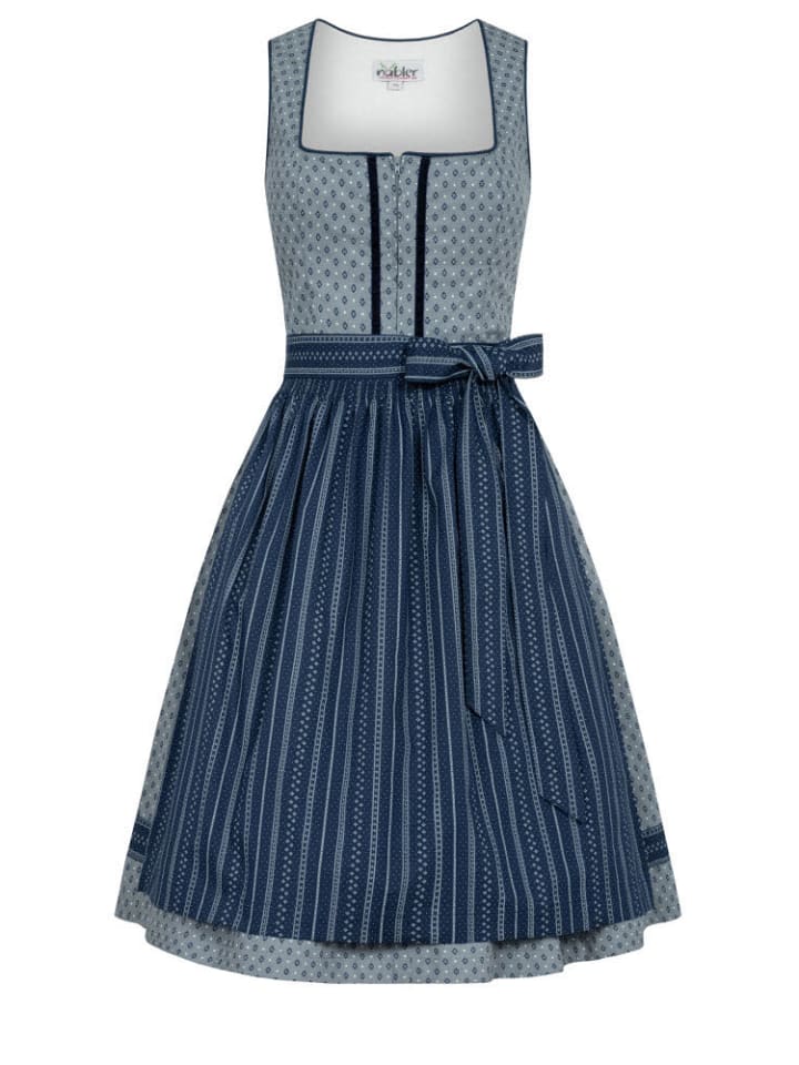 Nübler Midi Dirndl Franzi in Grafit günstig kaufen