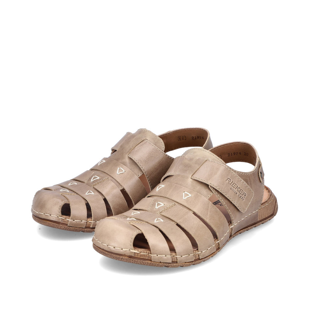 Rieker Herren Sandalen nussbraun