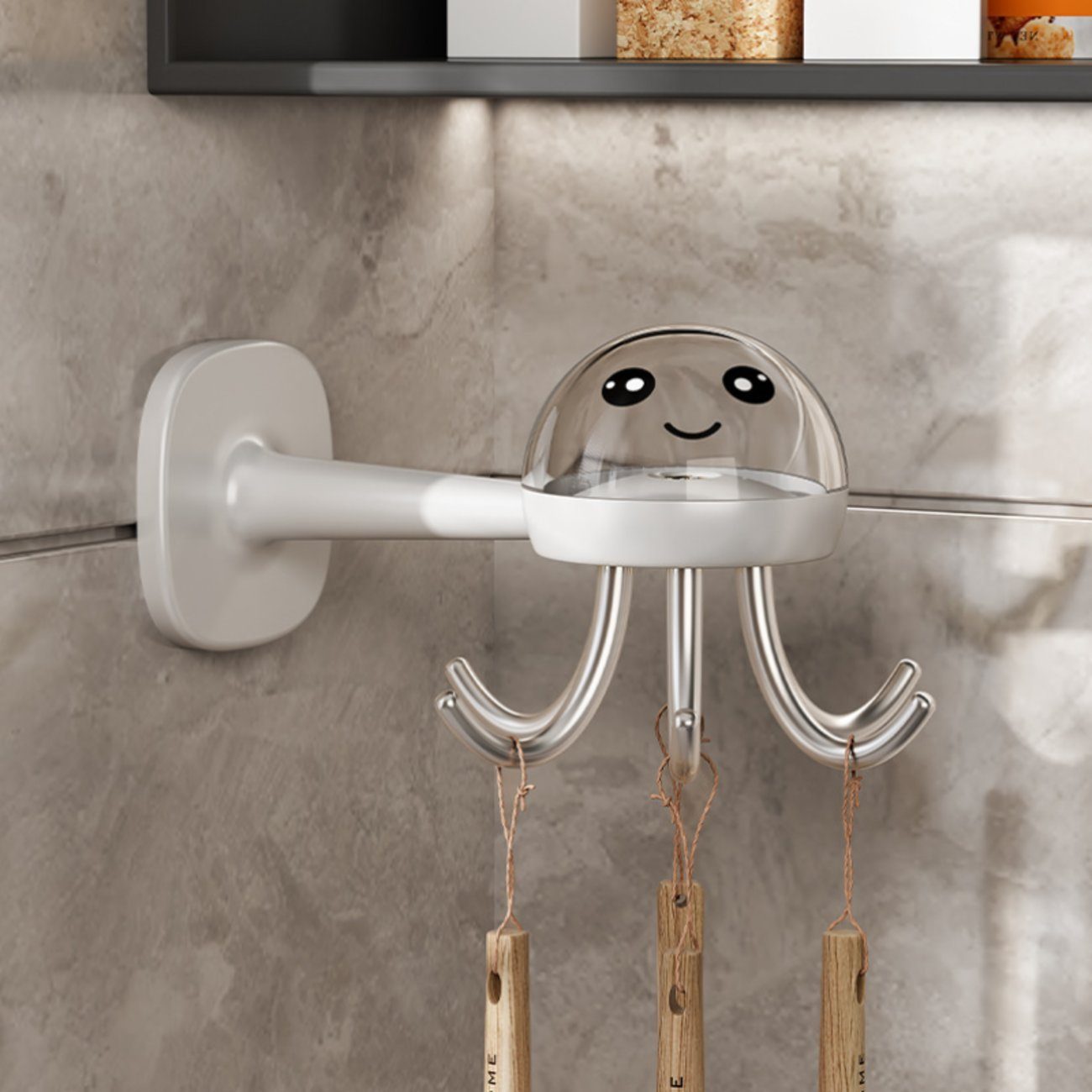 Union Reisen Wandhaken 2-teilige, stanzfreie, multifunktionale, drehbare Haken, (2-St)