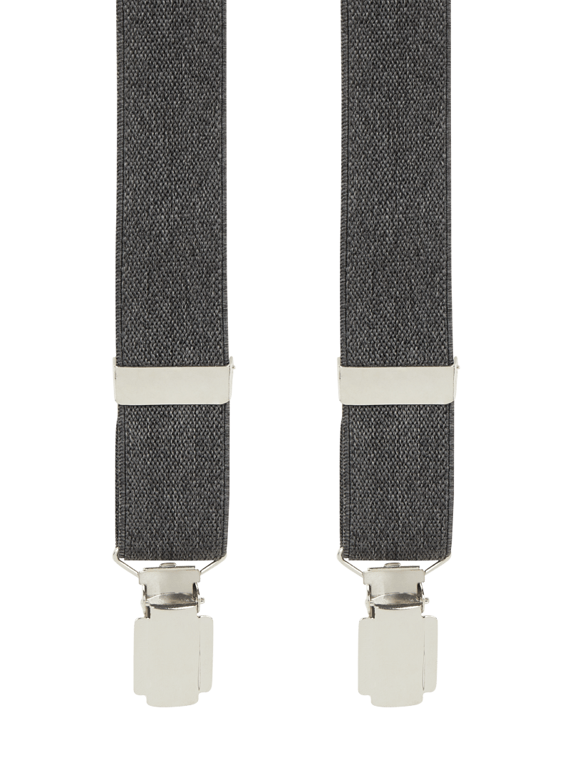 Hosenträger in X-Form in schwarz