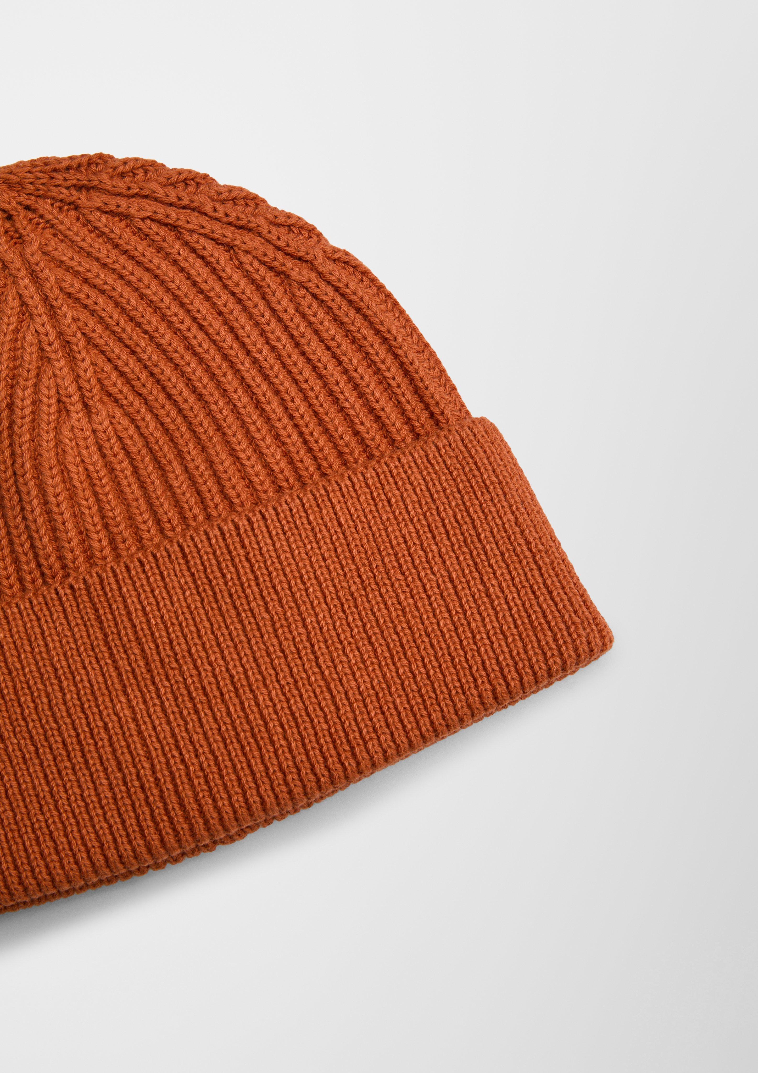 Strickmütze mit Rippblende  2119581-2805