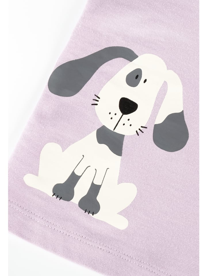 Sigikid Shorty Pyjama Kinder Schlafanzug in flieder/weiß günstig kaufen