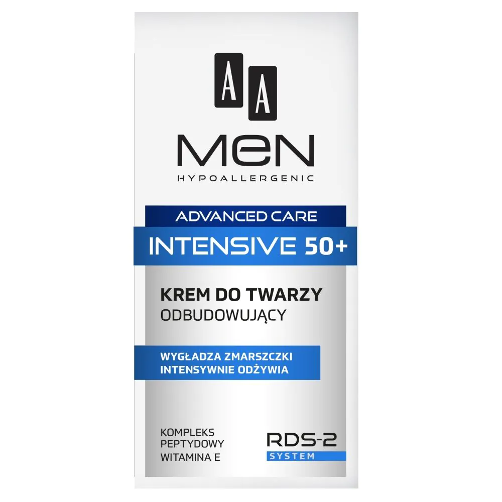 AA Men Advanced Care 50+ Intenzivna regenerirajuća krema za lice