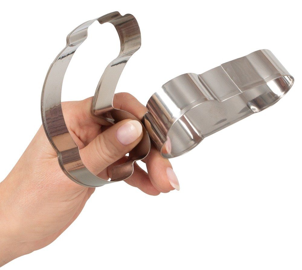 Orion Ausstechform Cocky Cookie Cutter Penis-Form, Metall