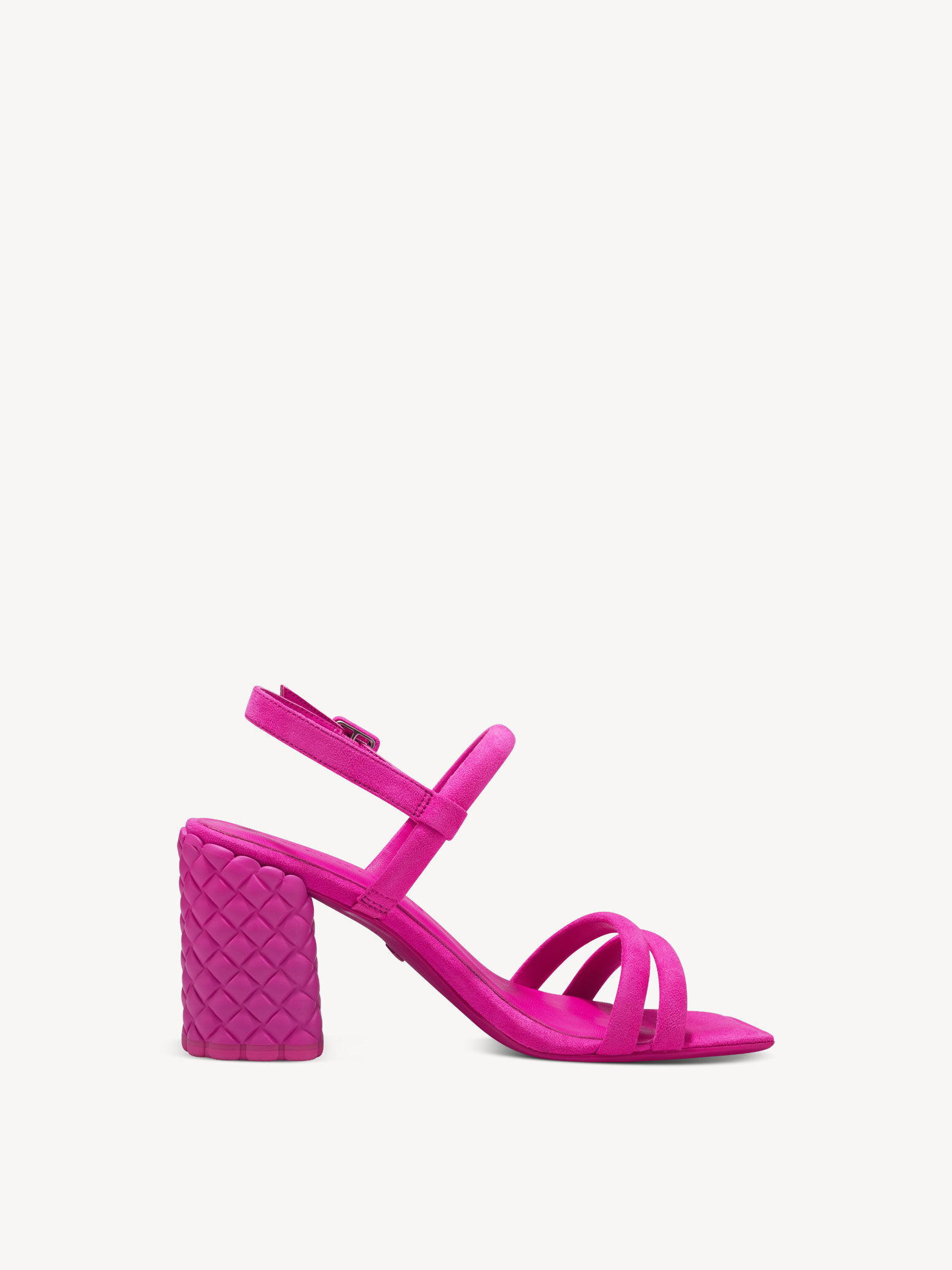 Sandale à talon - rose fuchsia