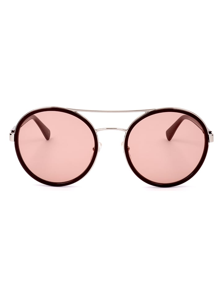 Longchamp Damen-Sonnenbrille in Braun-Silber/ Rosa günstig kaufen 55