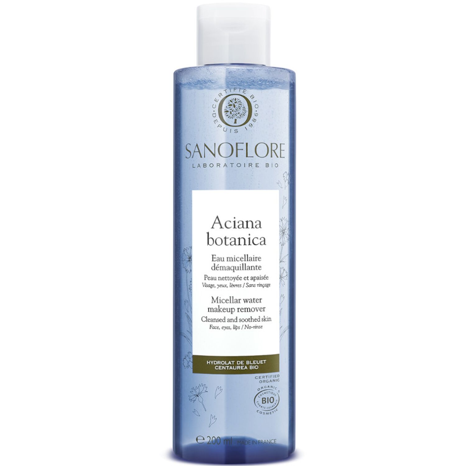 Sanoflore Aciana Botanica Eau Micellaire Démaquillante