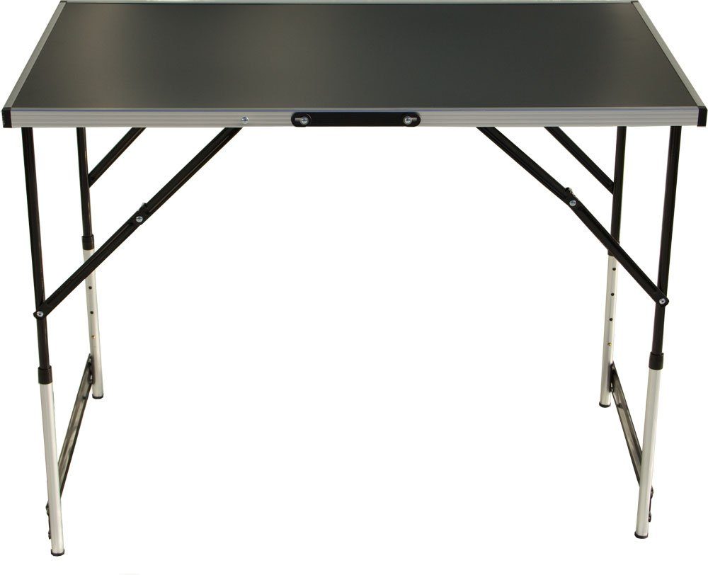 NATIV Haushalt Klapptisch (1-St), höhenverstellbarer Klapptisch für Arbeit, Camping, Flohmarkt, Garten
