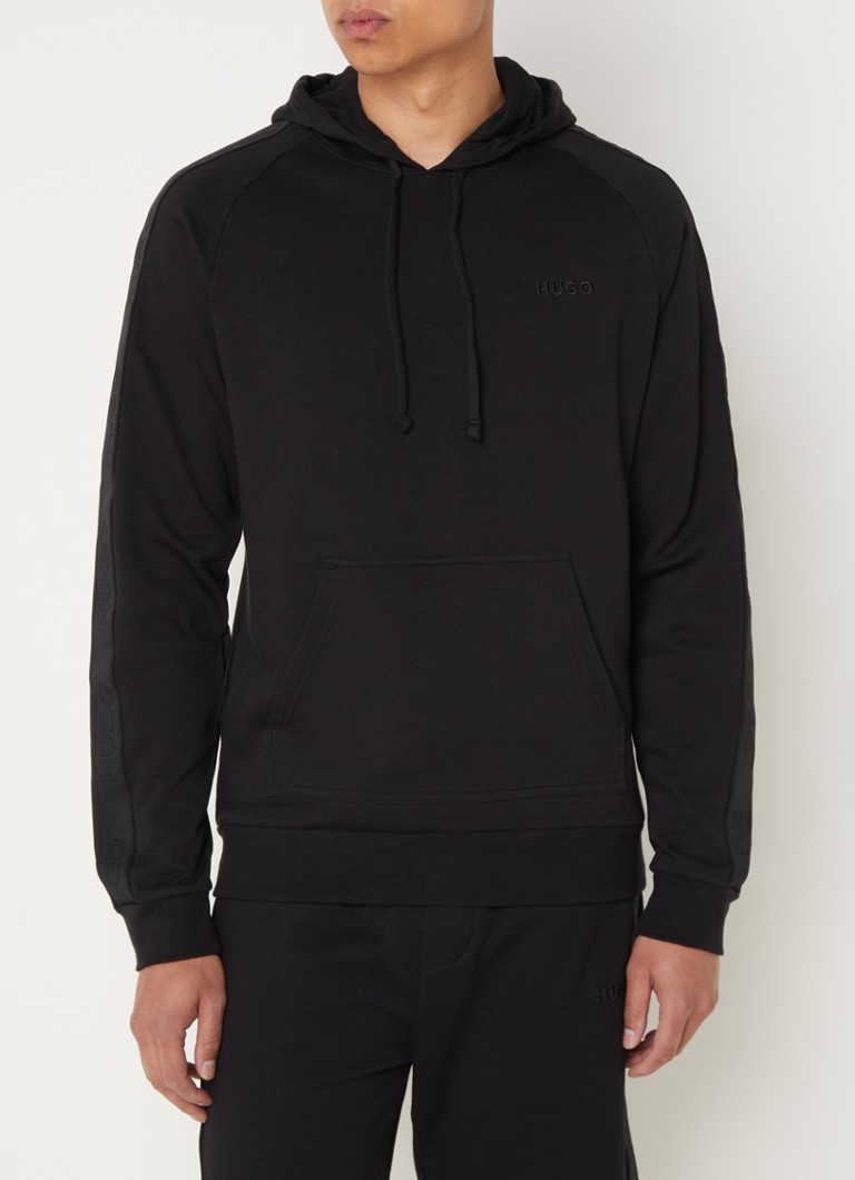 HUGO BOSS Tonal hoodie with logo embroidery