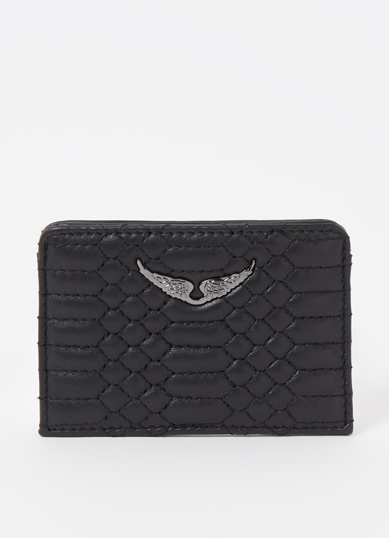 Husa pentru carduri Zadig&Voltaire ZV din piele de miel