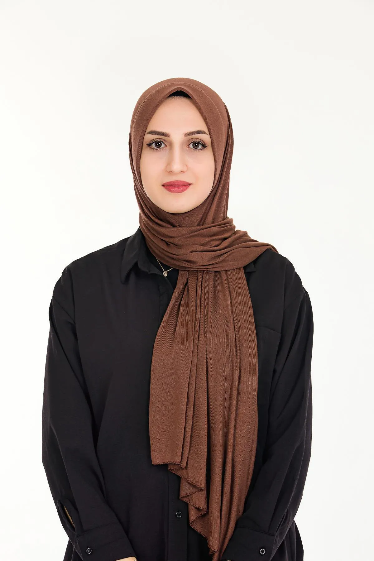Sensu  Praktischer, aufsteckbarer Hijab-Schal aus gekämmter Baumwolle