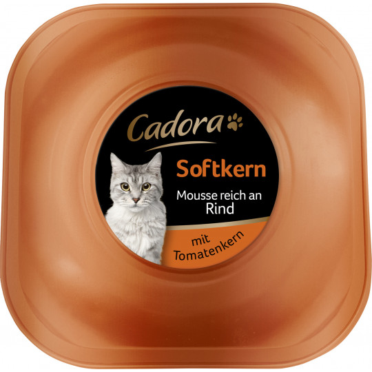 Cadora Softkern Mousse reich an Rind mit Tomatenkern 85G