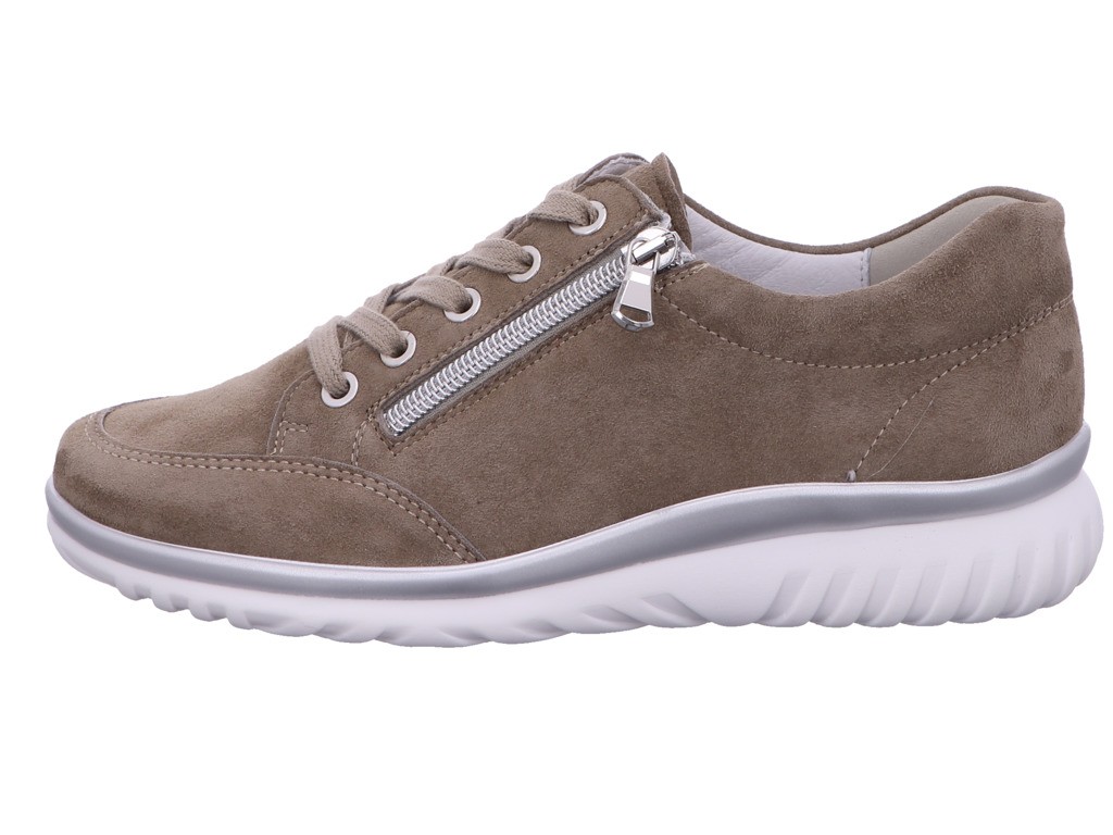 SEMLER Komfort Schnürer beige SAMT-CHEVRO