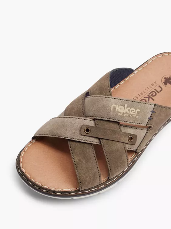 Rieker Leder Pantolette