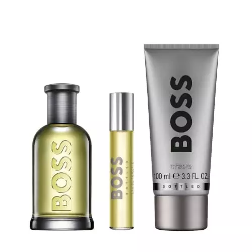 BOSS BOTTLED Coffret Eau de Toilette, vapo voyage et gel douche