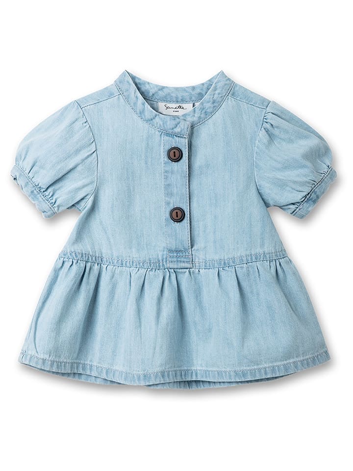 Sanetta Kidswear Kleid in Hellblau günstig kaufen