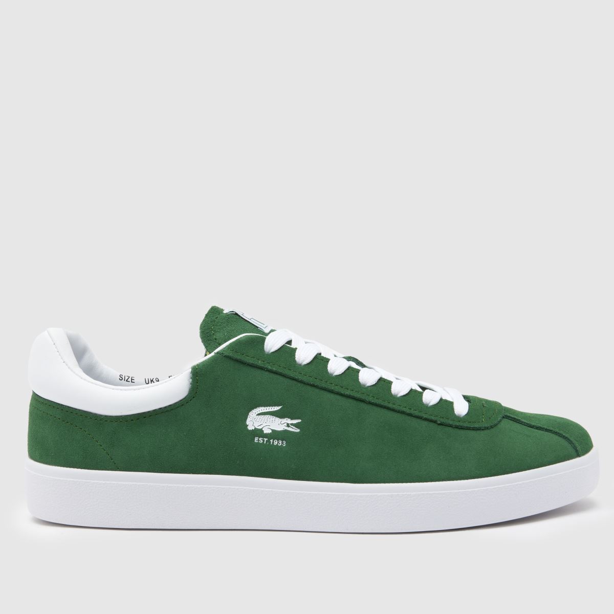 Lacoste baseshot sportcipők sötétzöldben